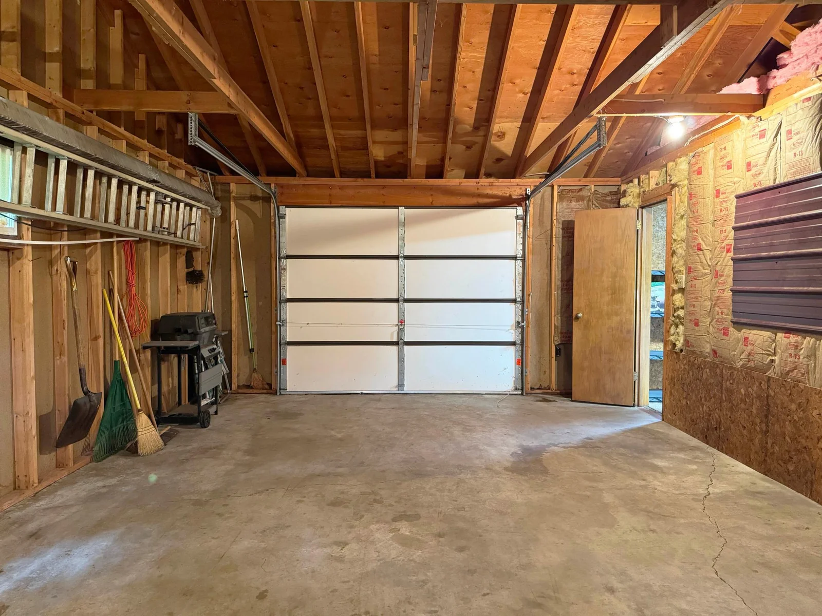 Another angle inside the garage.