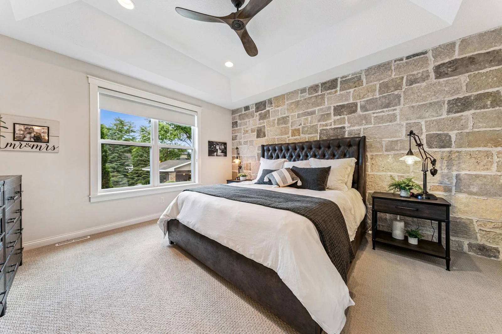 Large primary suite.