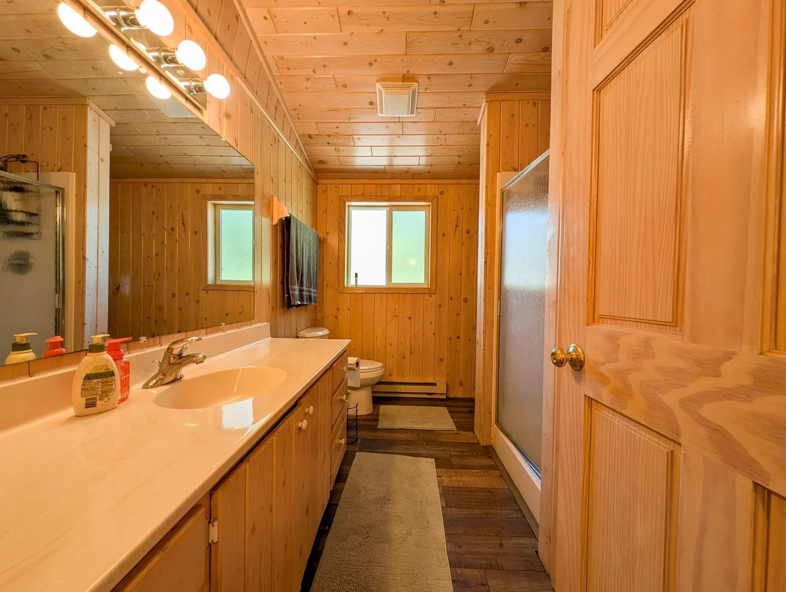 Bathroom Otter Tail Lake.