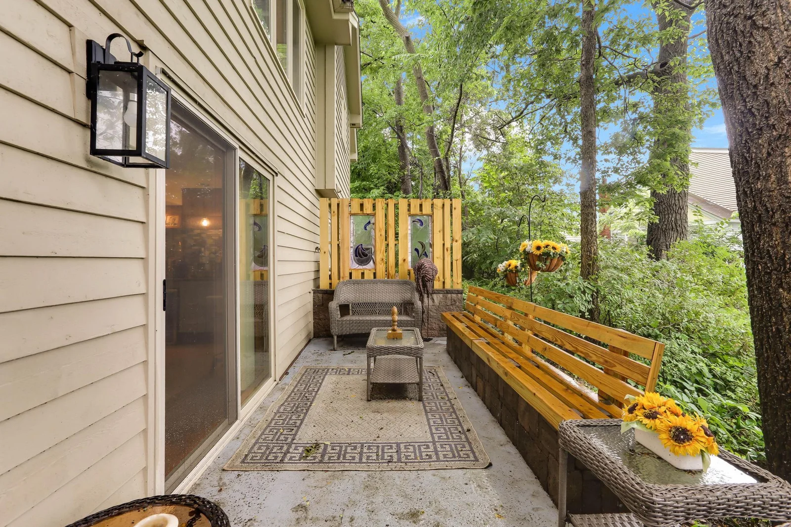 walkout patio