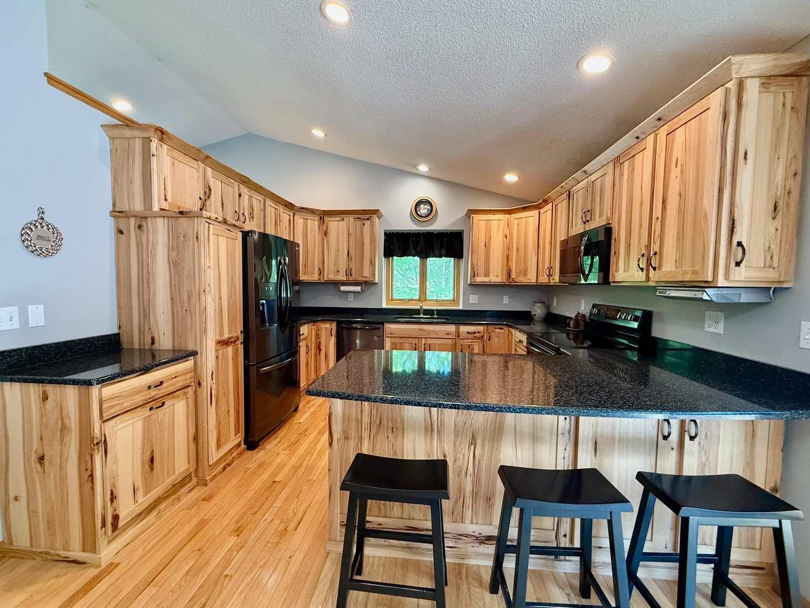 Stunning solid surface countertops.