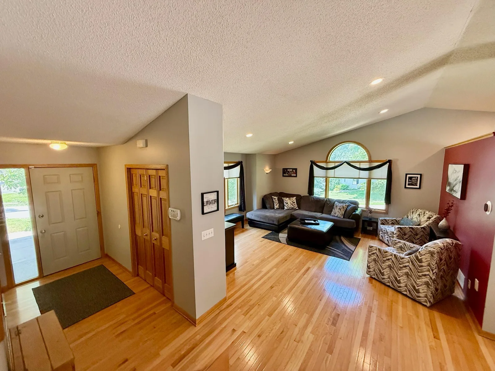 Spacious foyer.