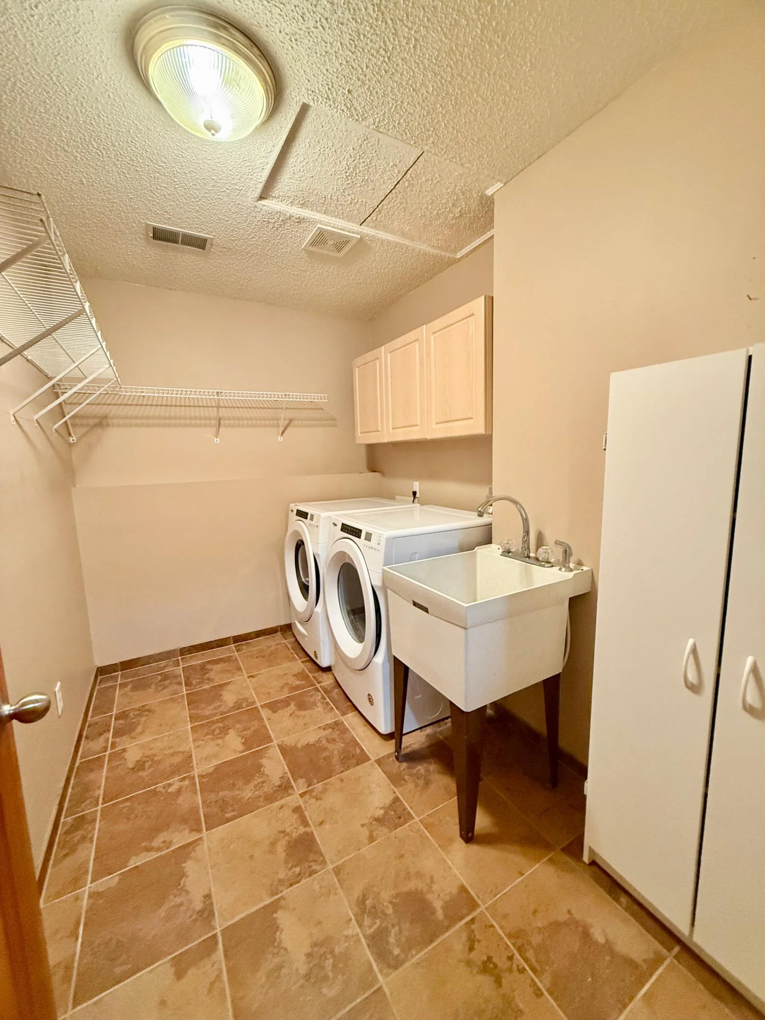 Laundry room.