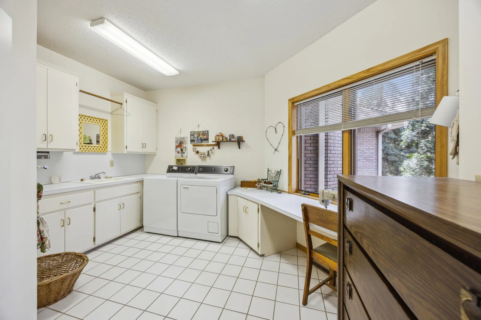 Main floor laundry room.