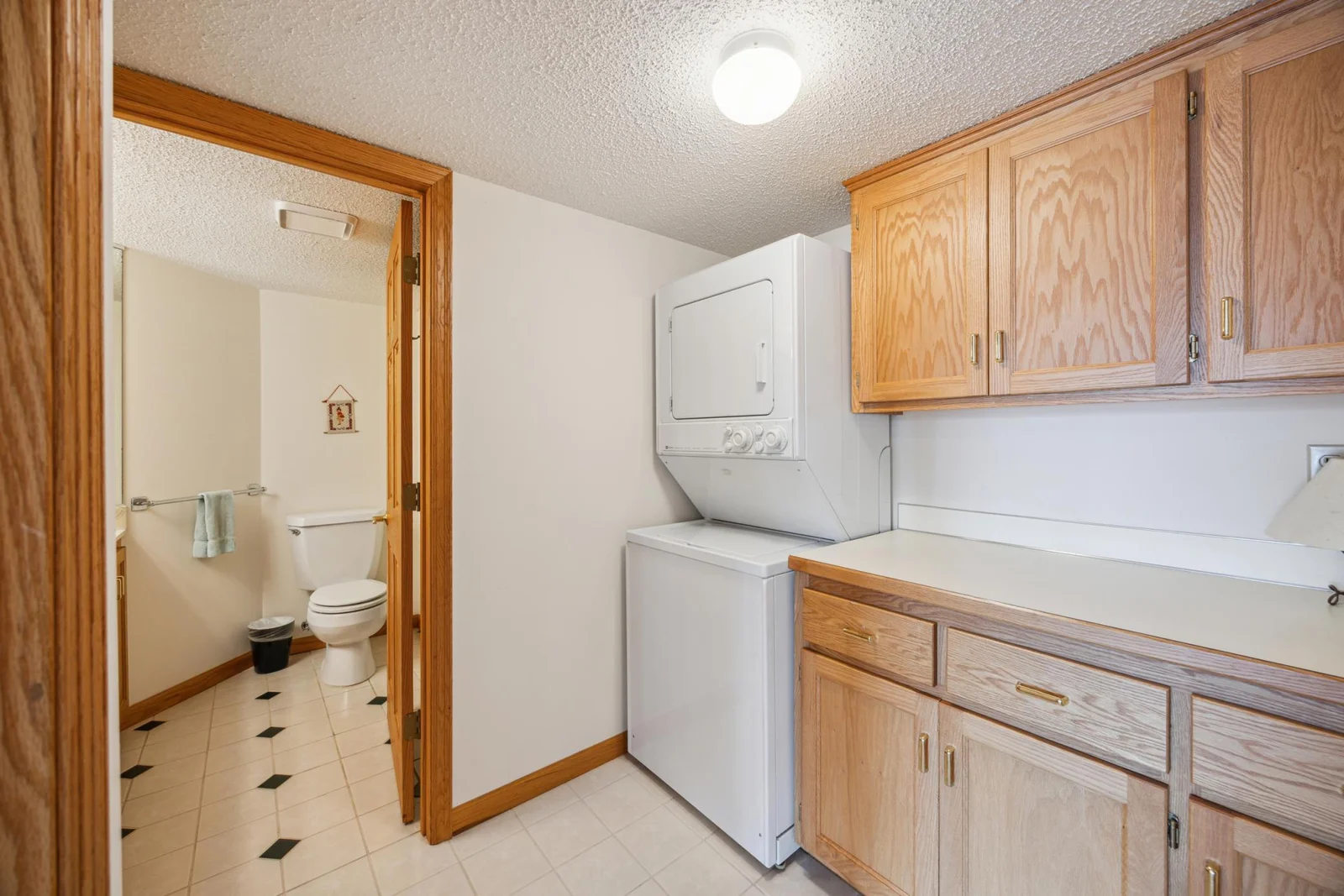 Laundry in lower level.