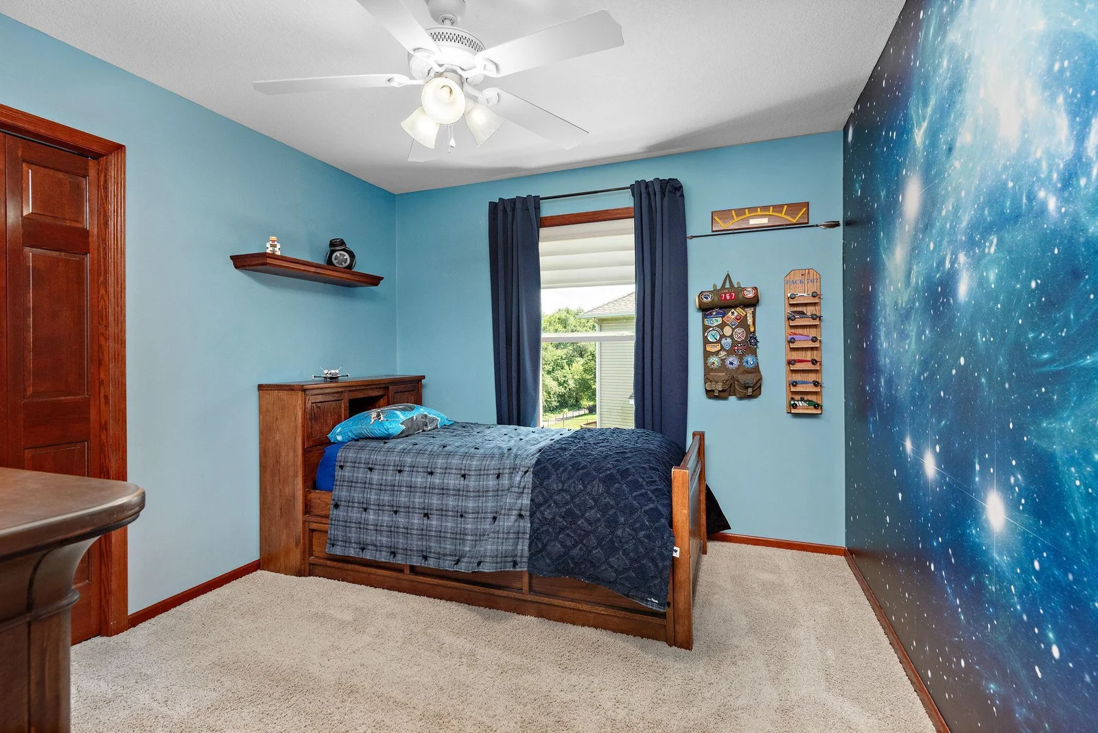 2nd Bedroom with ceiling fan Upper Level - 4 total on upper level!