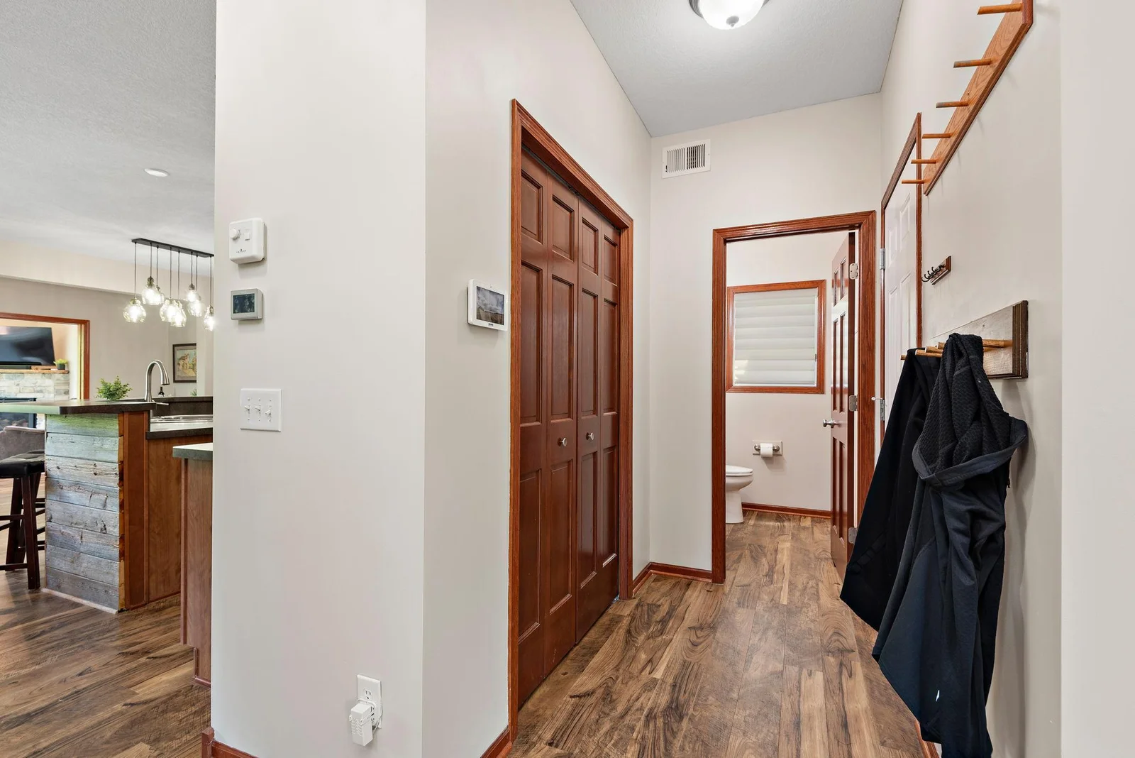 Mud Room / Hallway with 1/2 bath on main level!