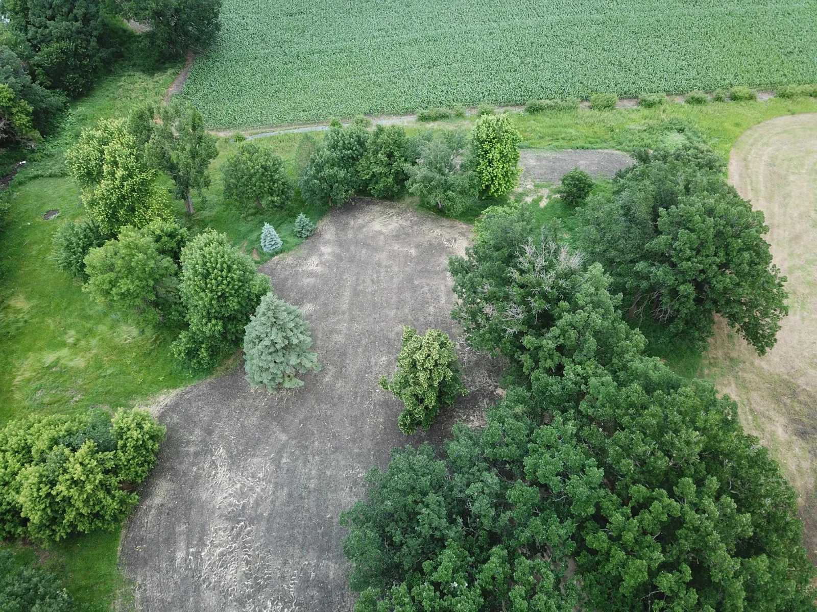 Previous home site location. Home was taken as part of the diversion project.