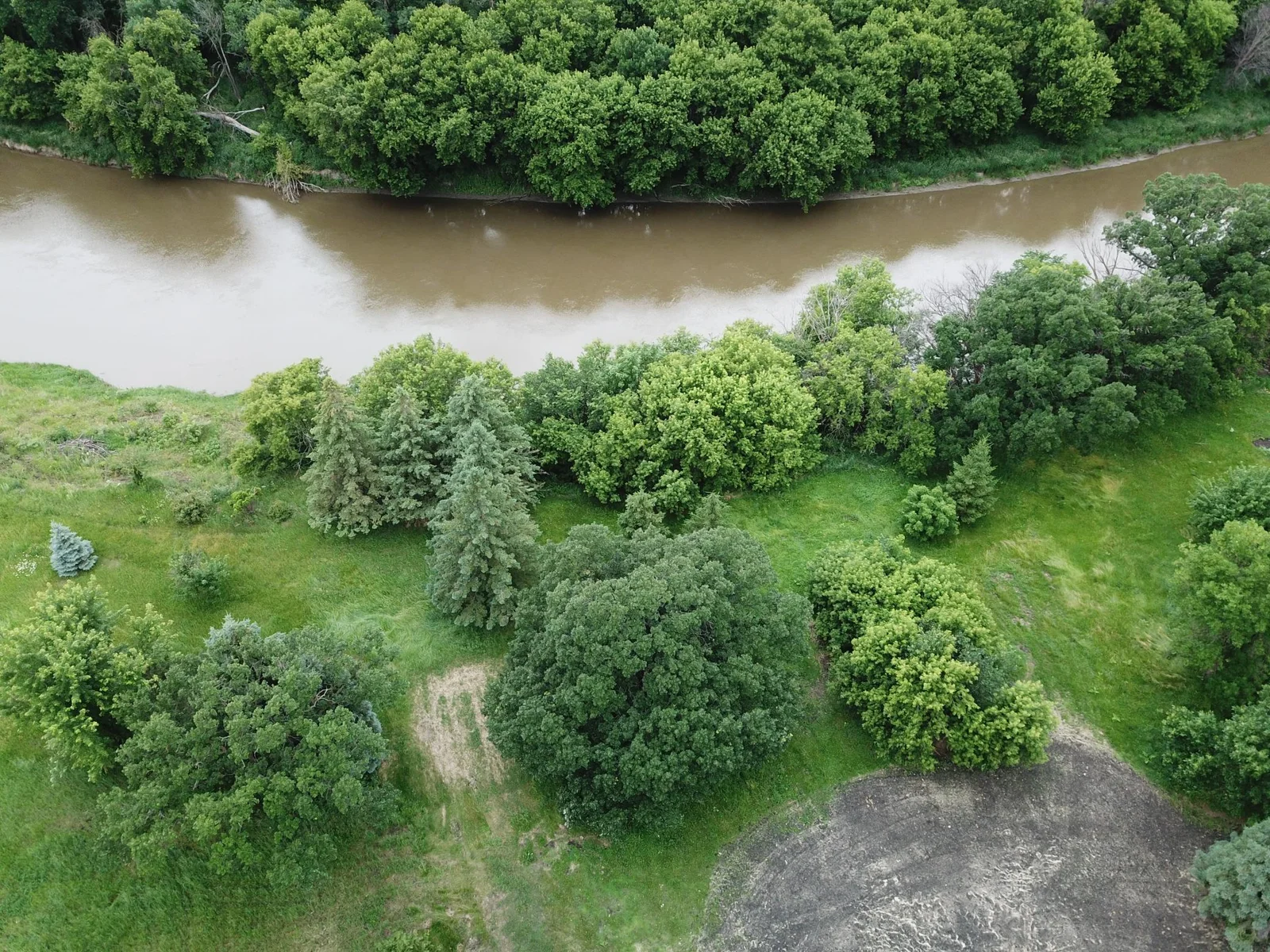 There are two parcels 5.0 acres and 5.14 acres
