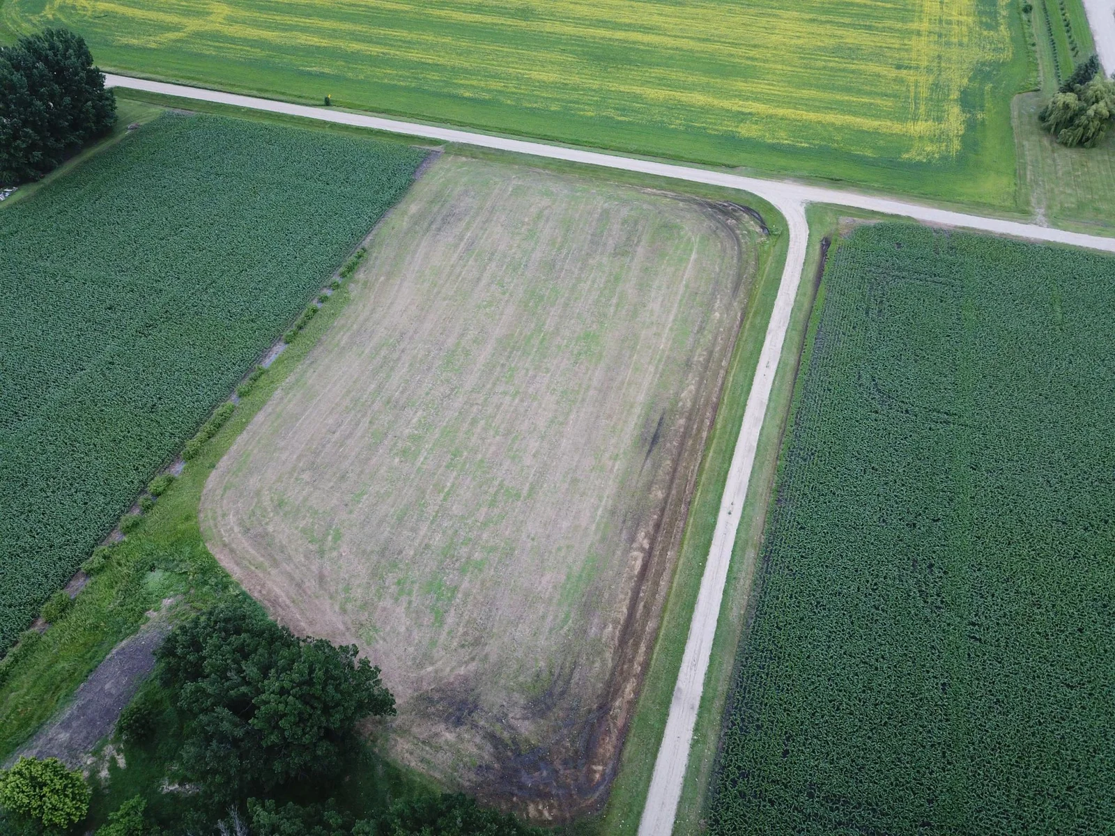 2 of the 10 acres currently used as a hay field for horses
