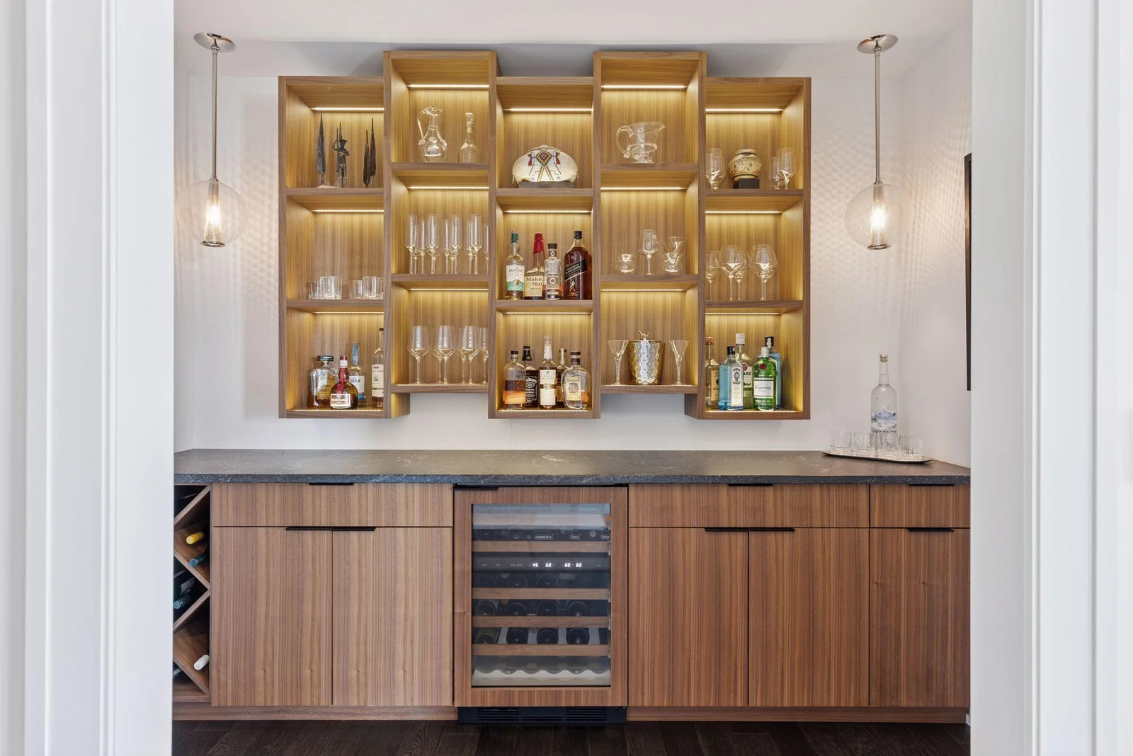 Custom built bar room