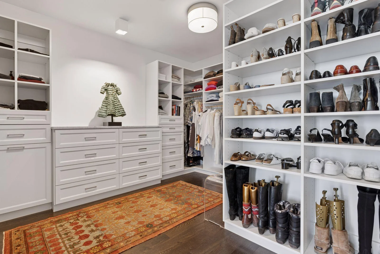 Primary closet
