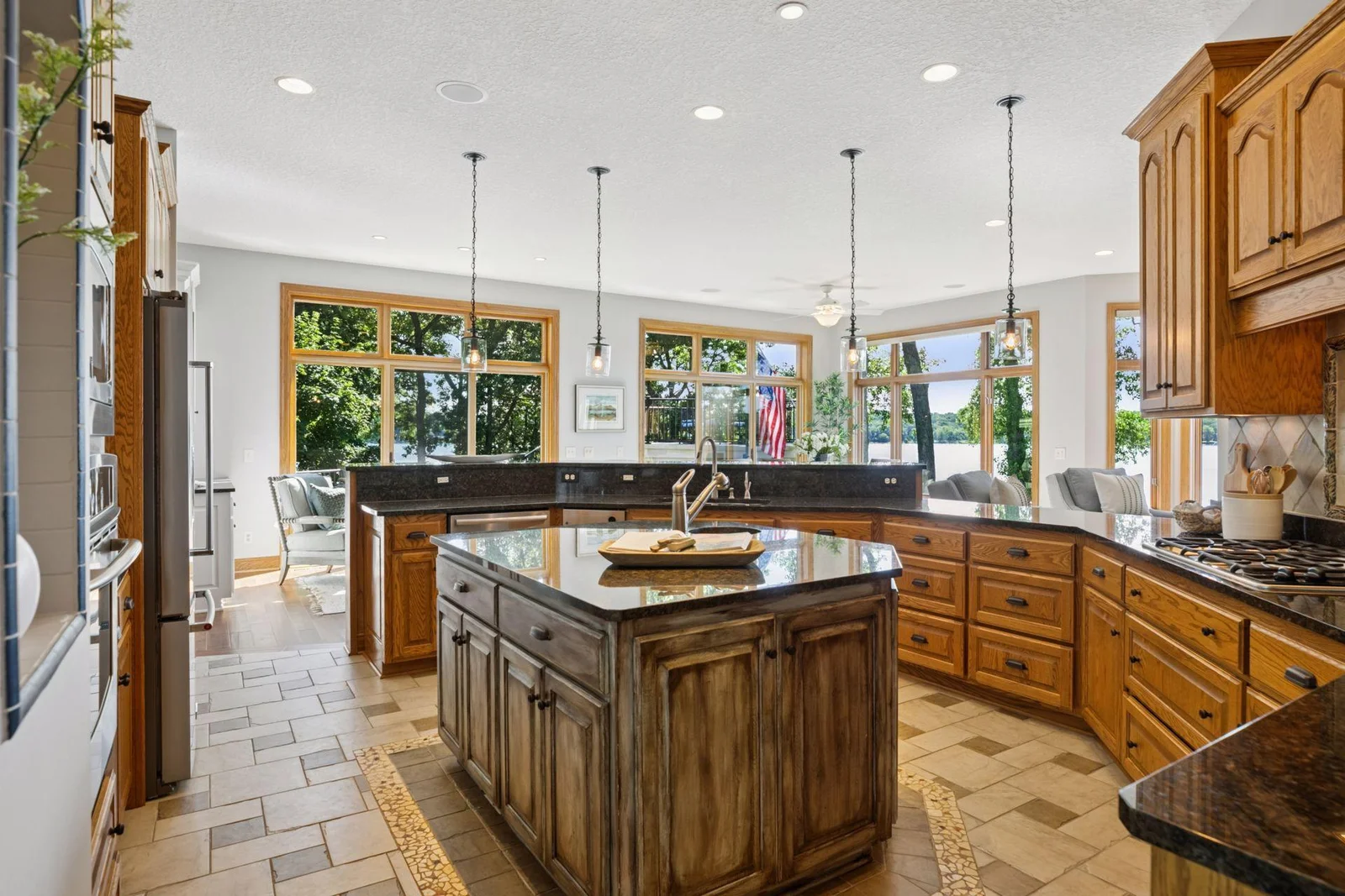 Large open kitchen