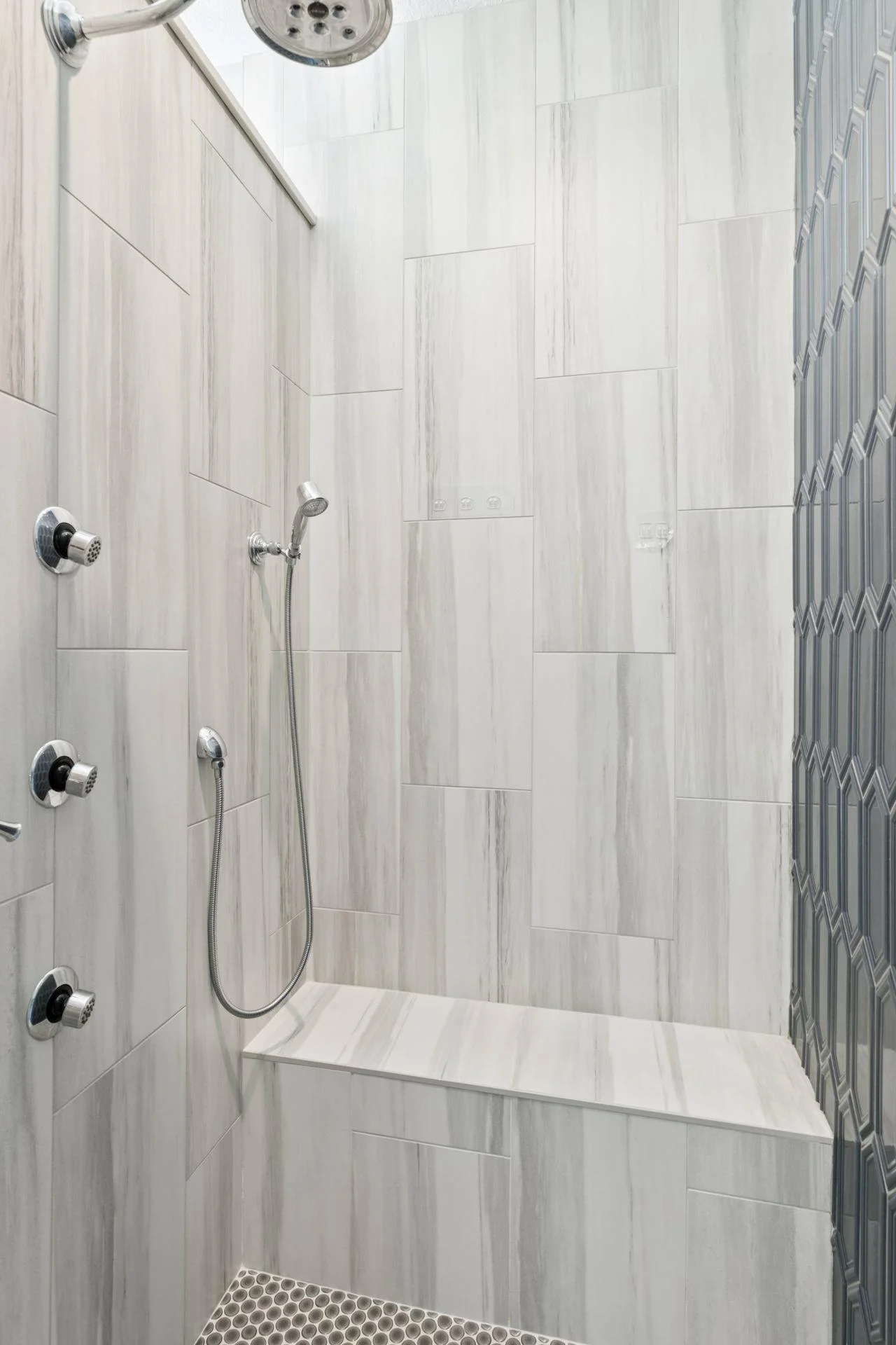 Master shower