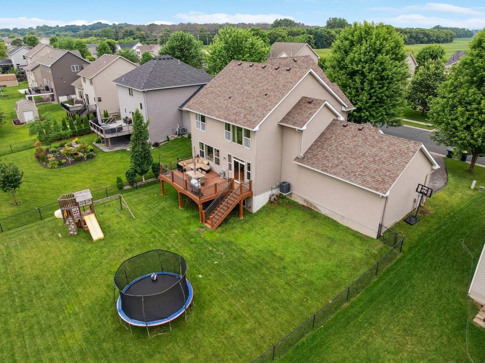 Fenced Backyard