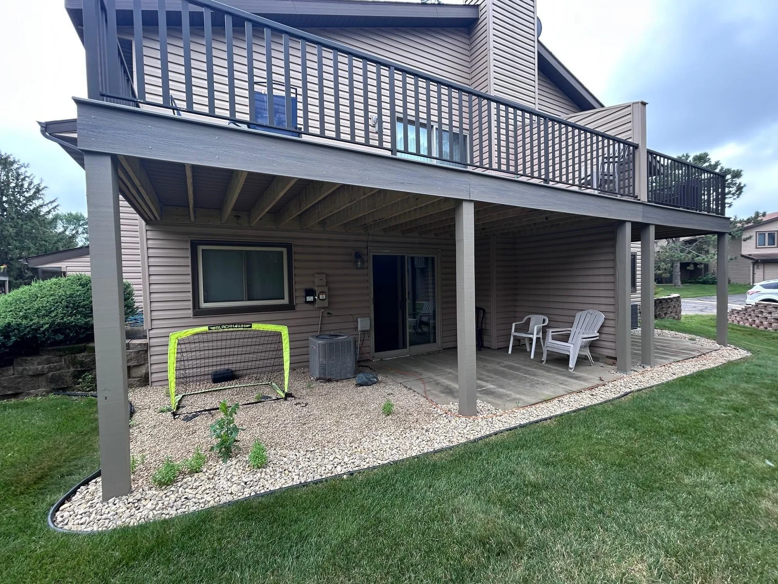 Back view of property
