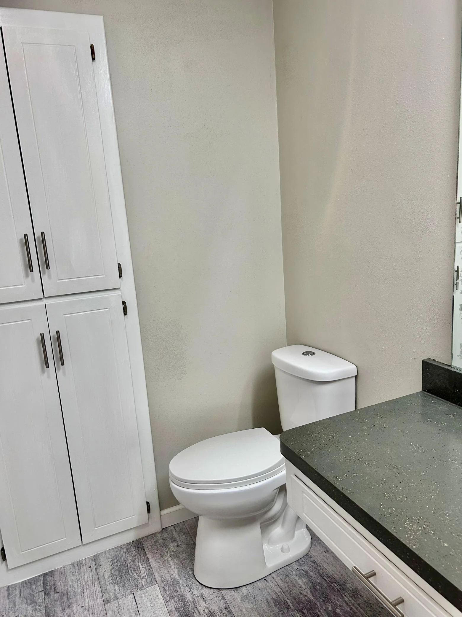 Linen closet in full bath