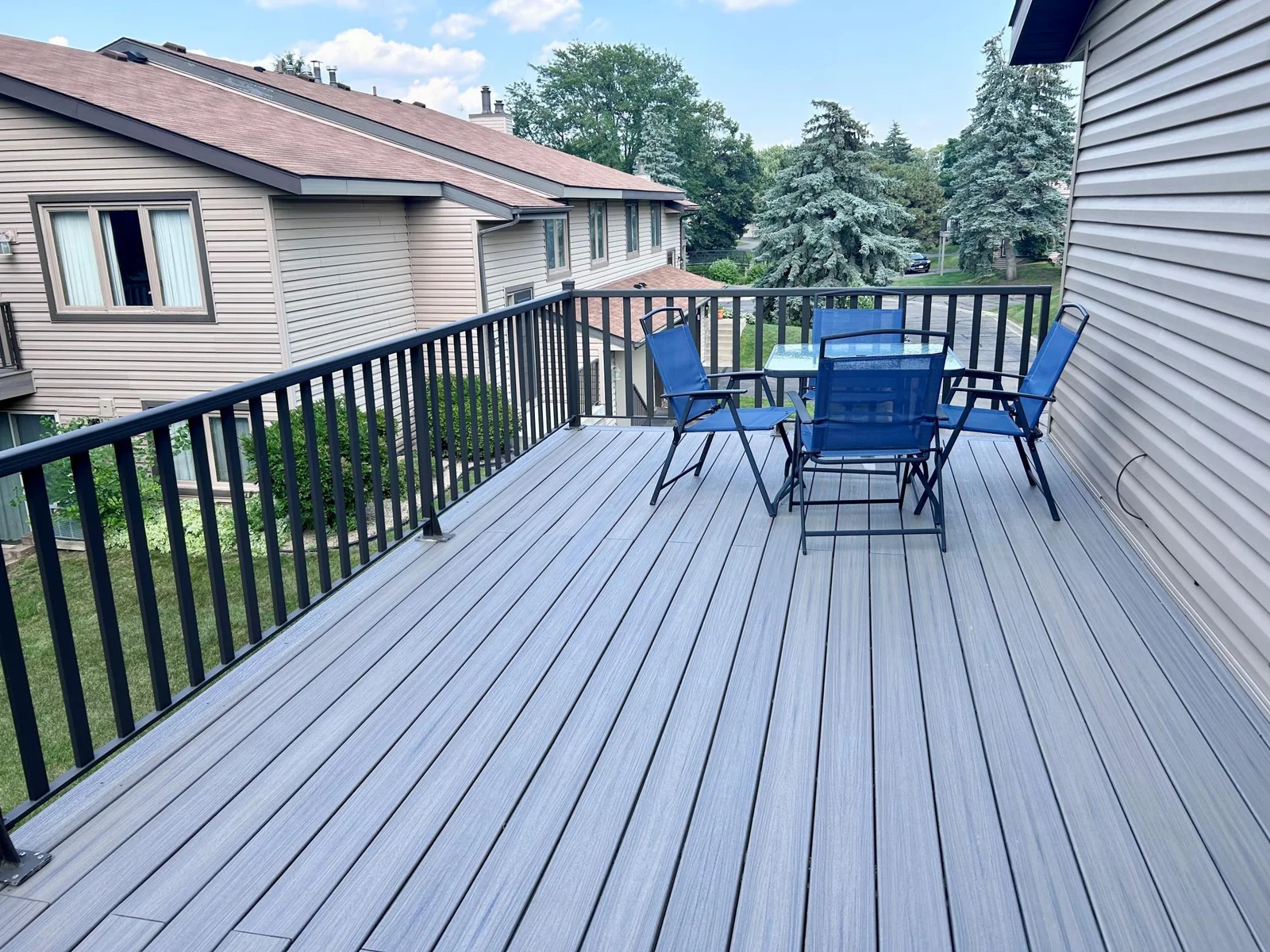 Full sized deck - newer construction