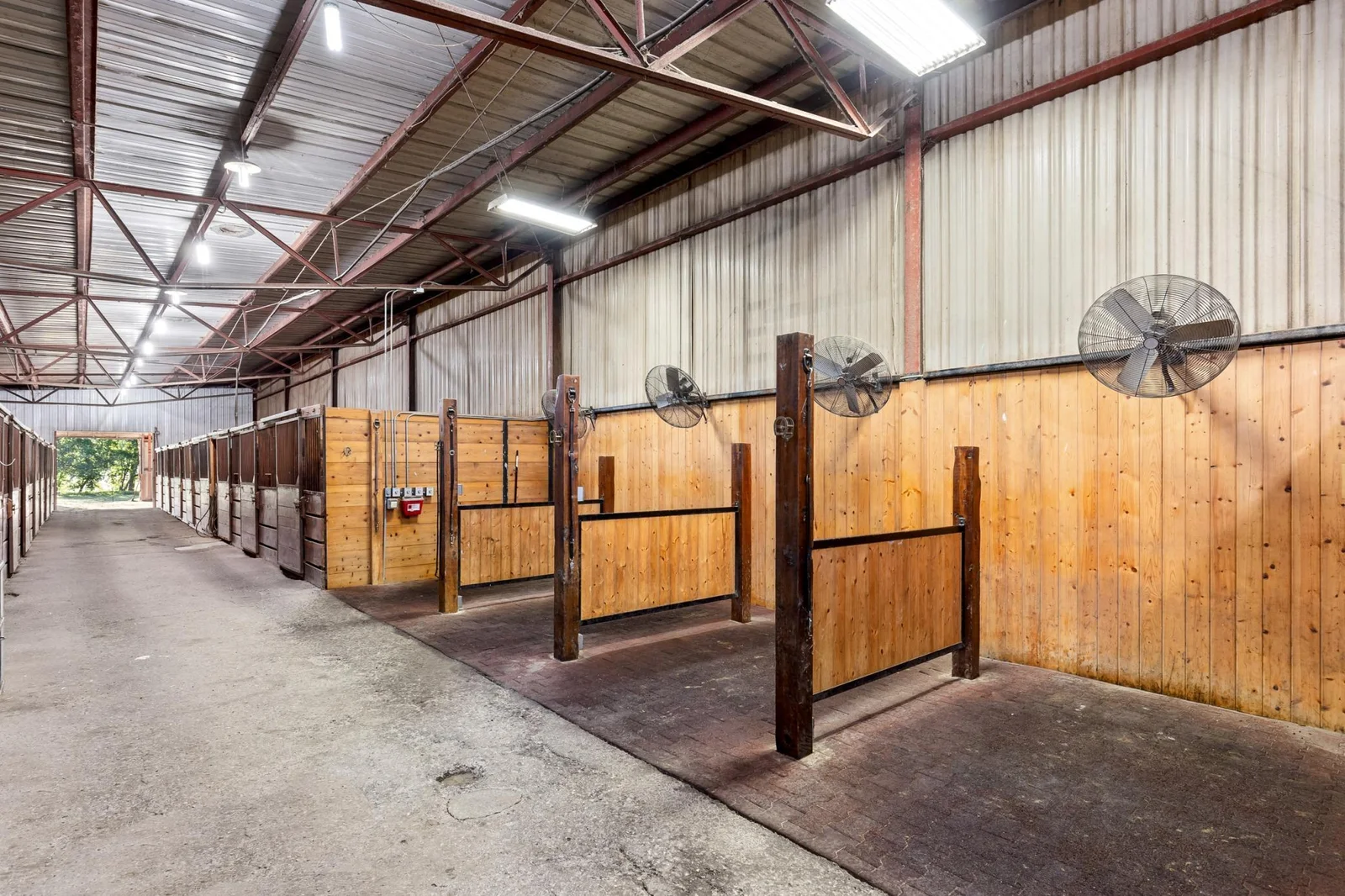 North Aisle: 4 grooming stalls