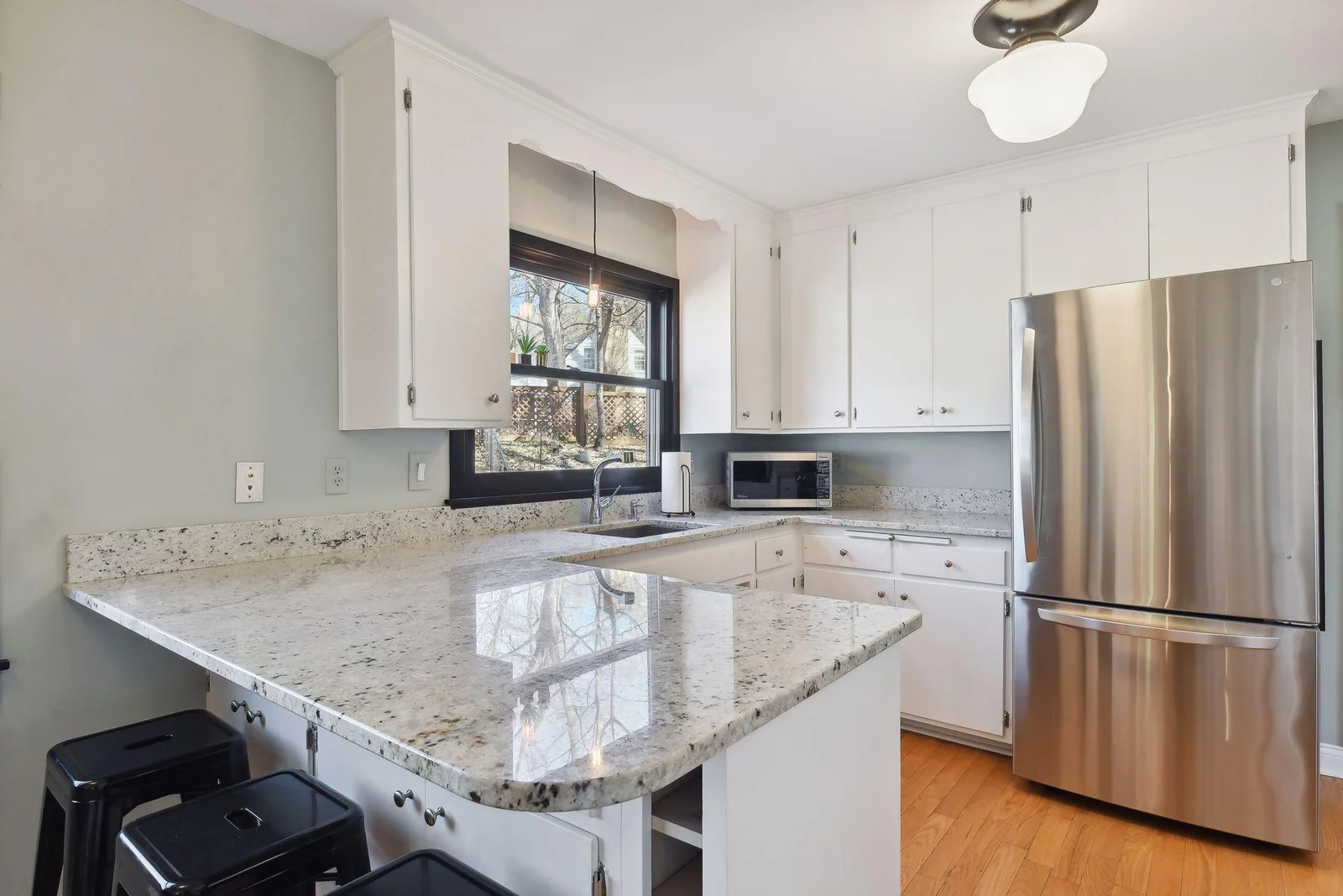 Plenty of counter space for meal prep