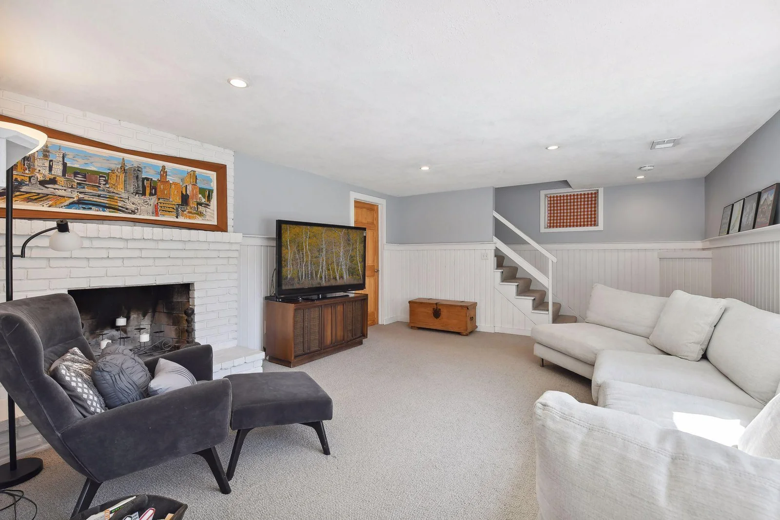 Great space for Movie Night or Game Day gatherings