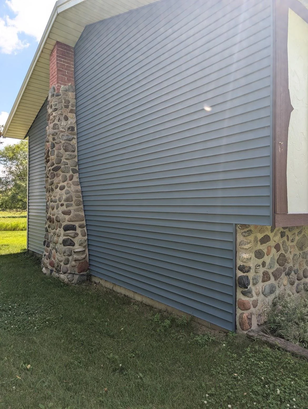 North side of home