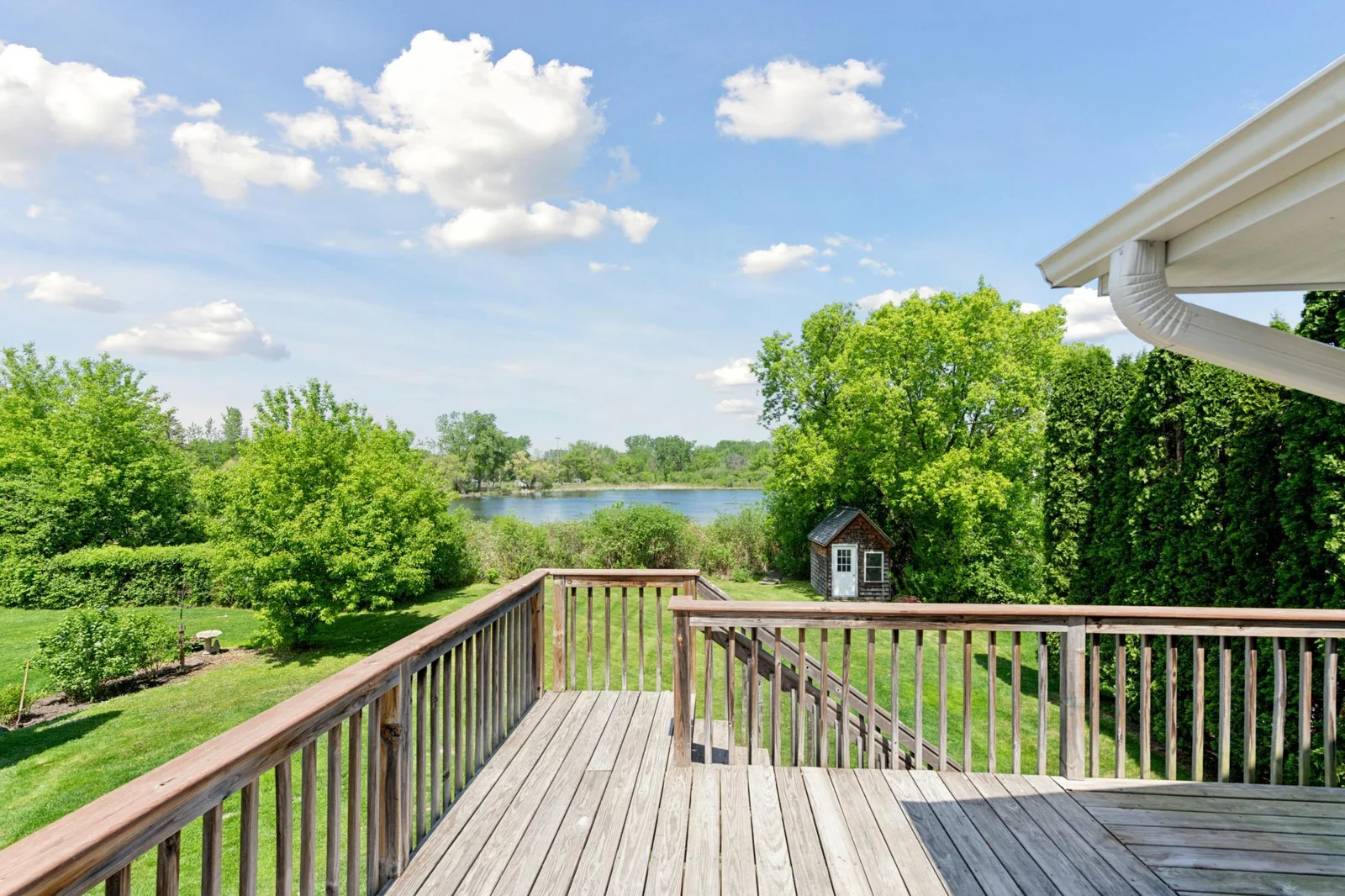 Enjoy your morning coffee while soaking in this stunning view!