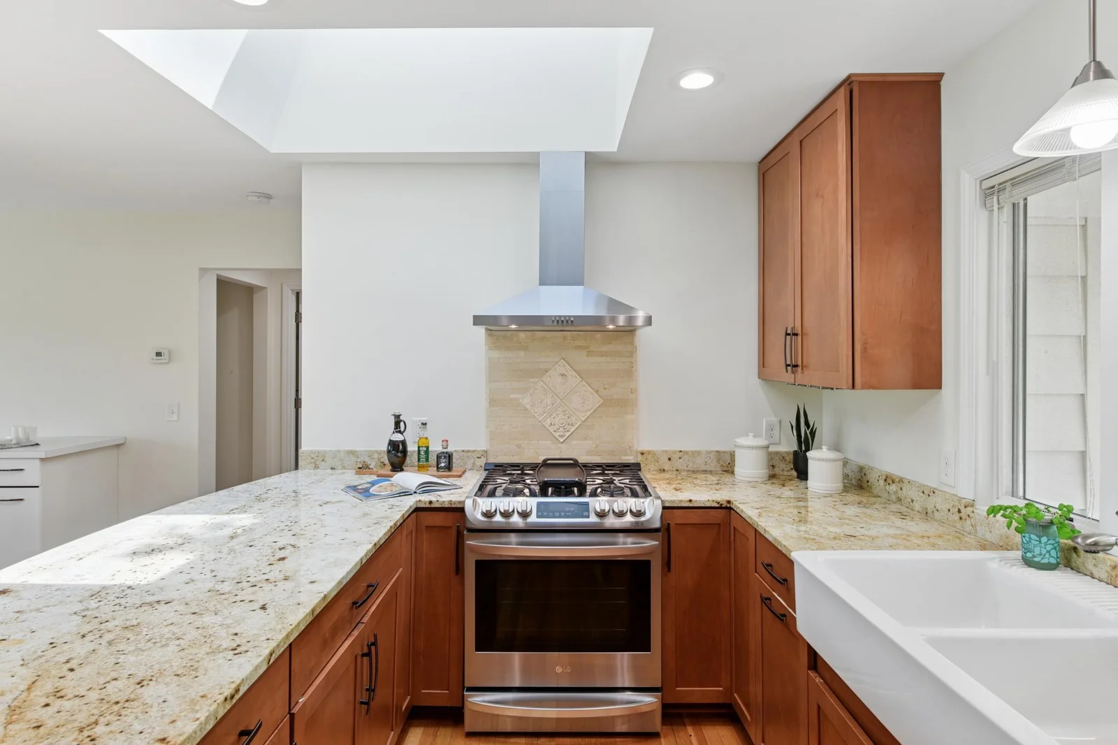 Great natural light with a large skylight, a must see in person!