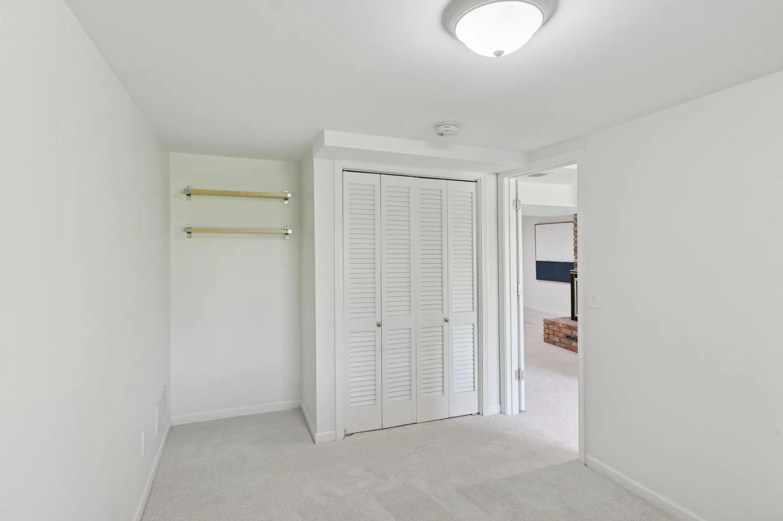 Lower level third bedroom