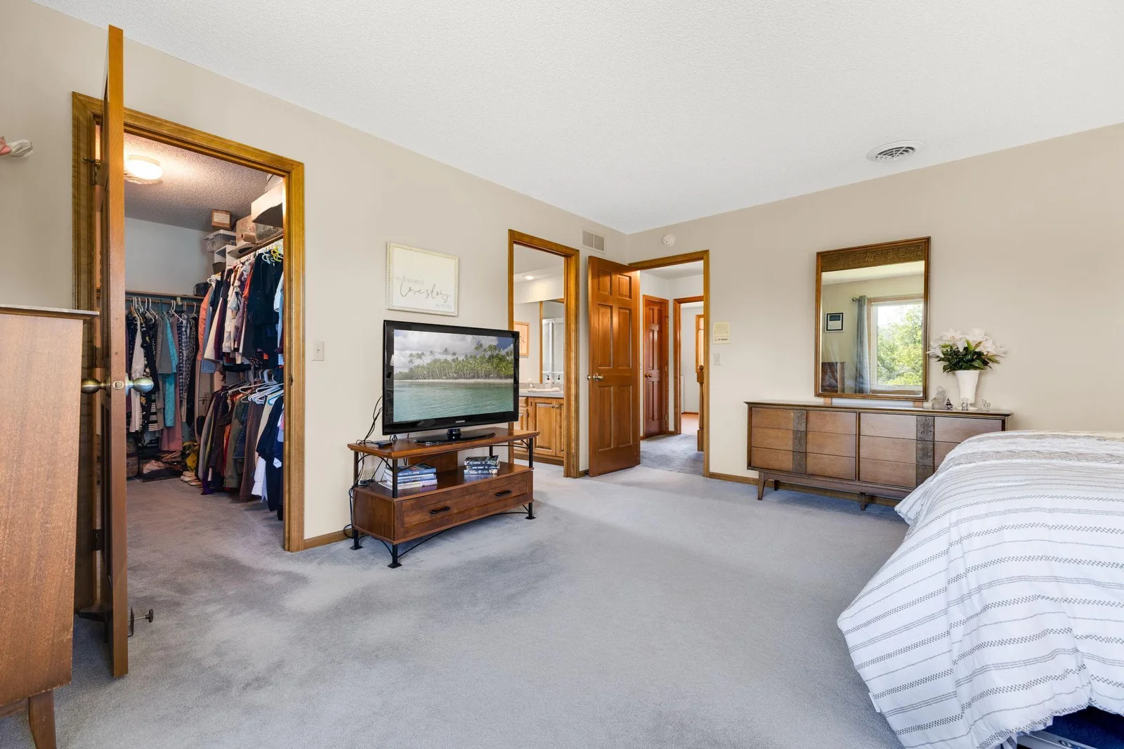 Large walk-in closet