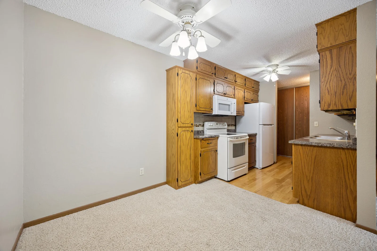 Dining area next to kitchen