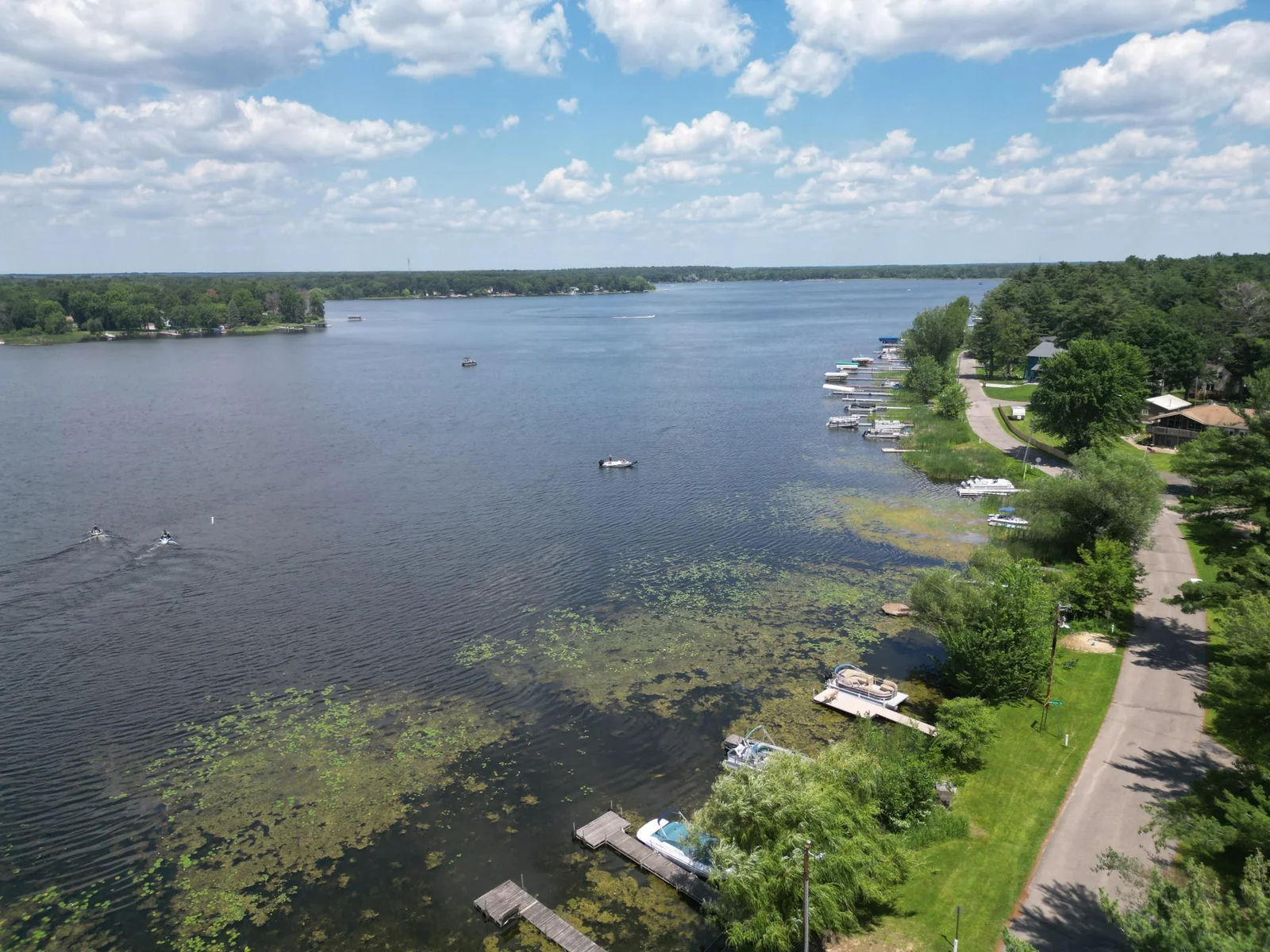 Coon Lake is a great fishing and watersports lake! County beach just a few miles away.