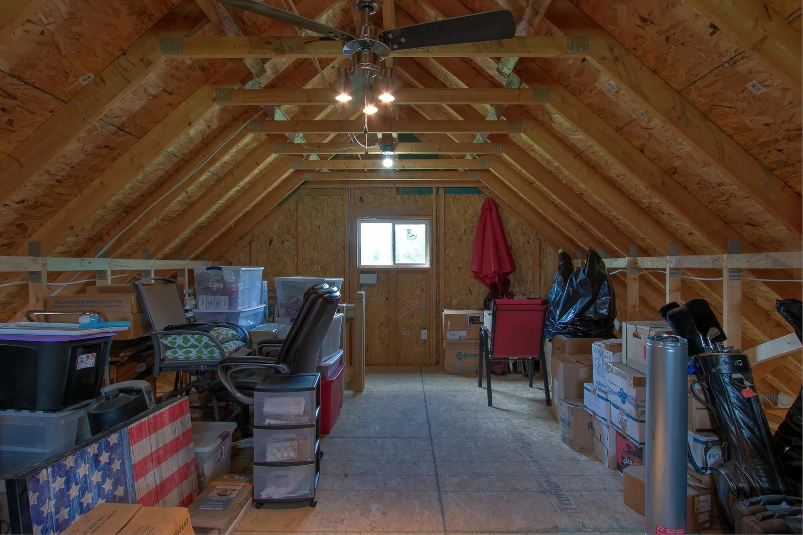 Complete w/ windows, fan & lighting.