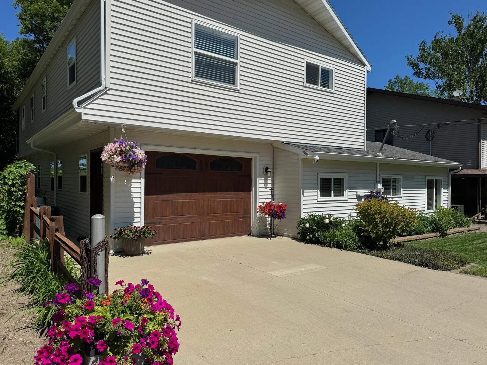 Attached garage