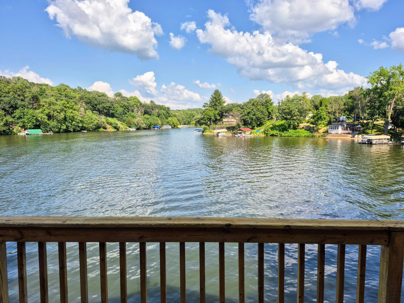 View of Ryans Bay from Deck