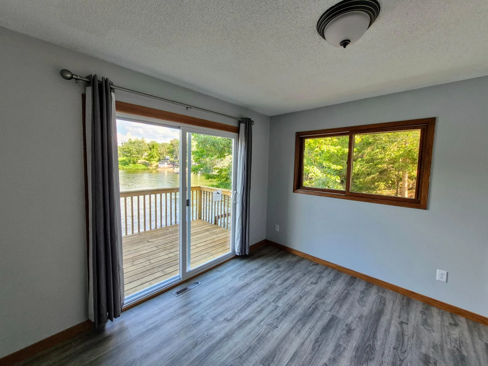 Bedroom 1 and Deck (main floor)
