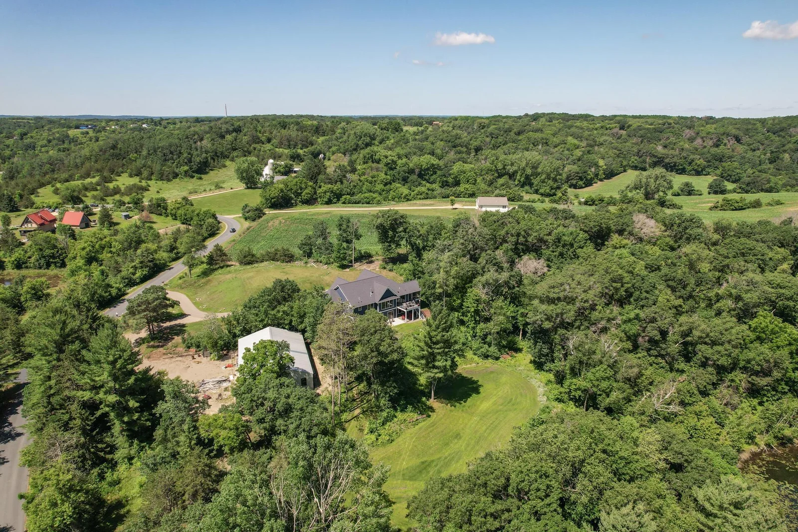 Acreage around the property