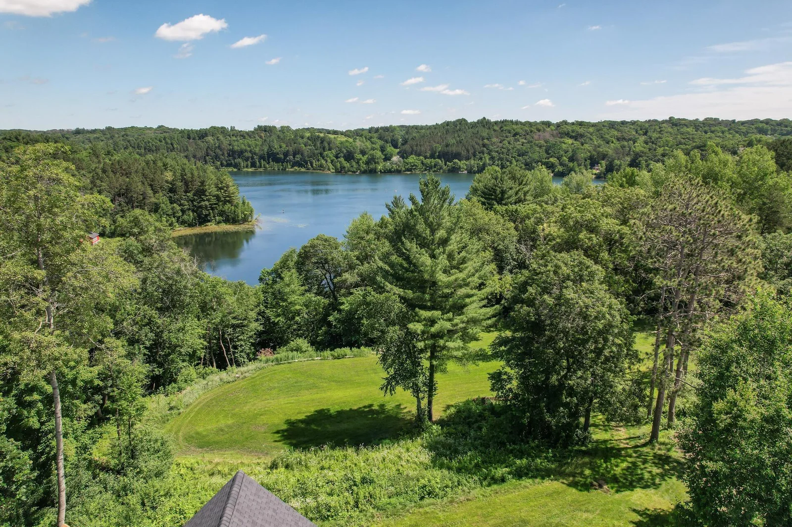 Flat, clear spaces around the lot
