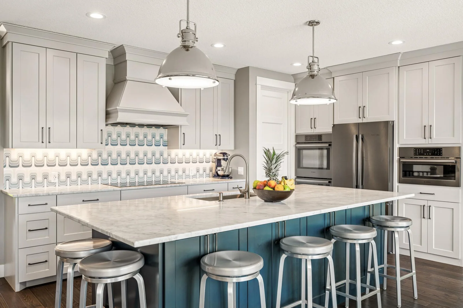 Large kitchen island