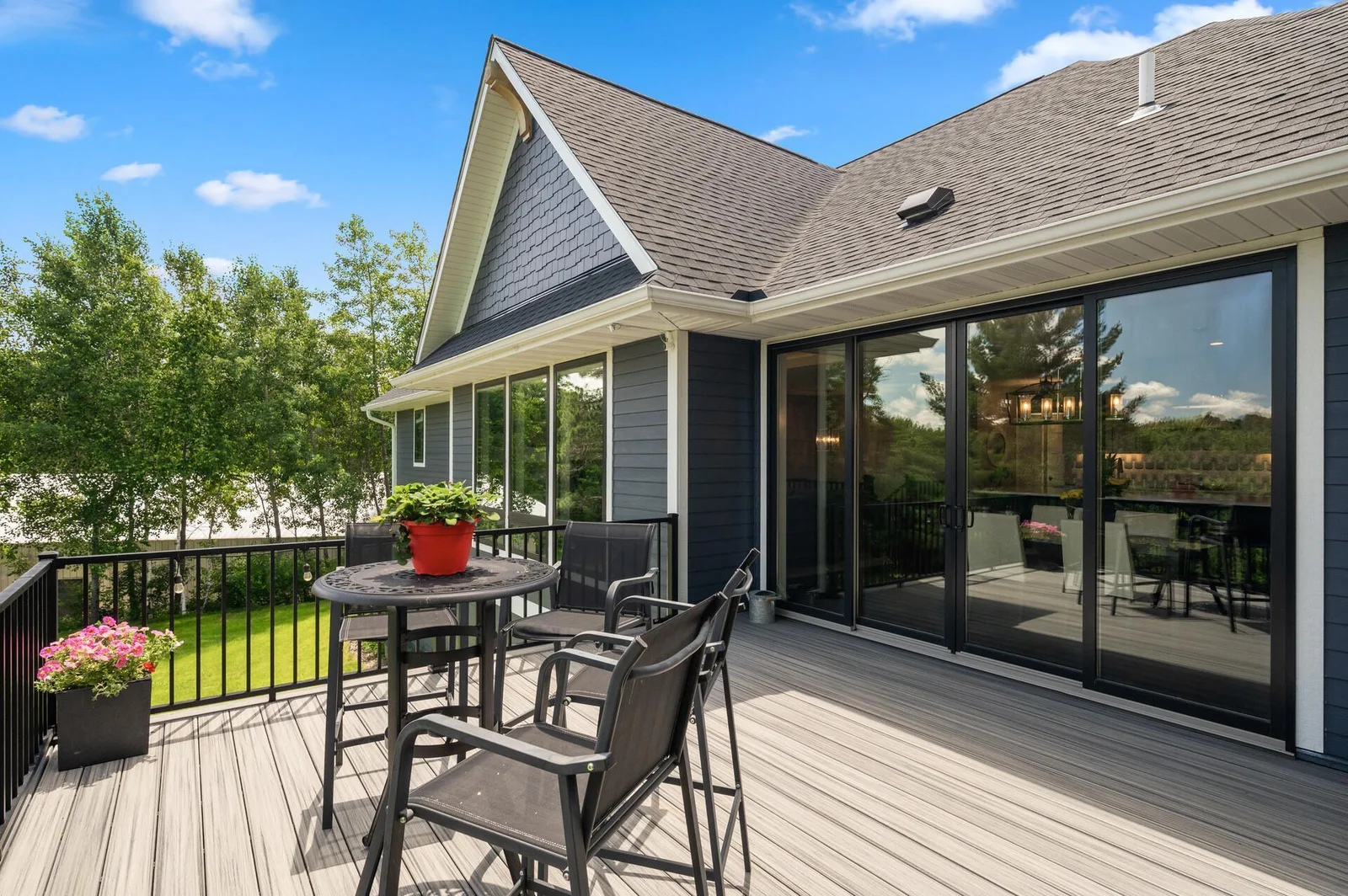 Soffits are powered for security lights/cameras