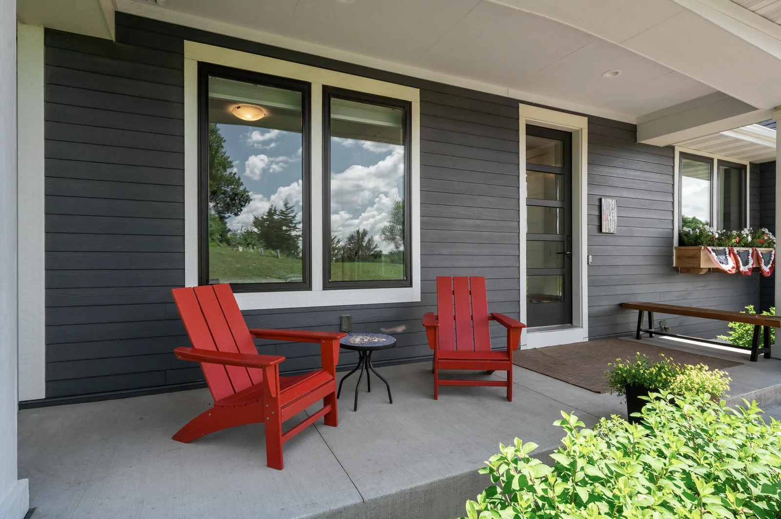 Relax on the front porch.