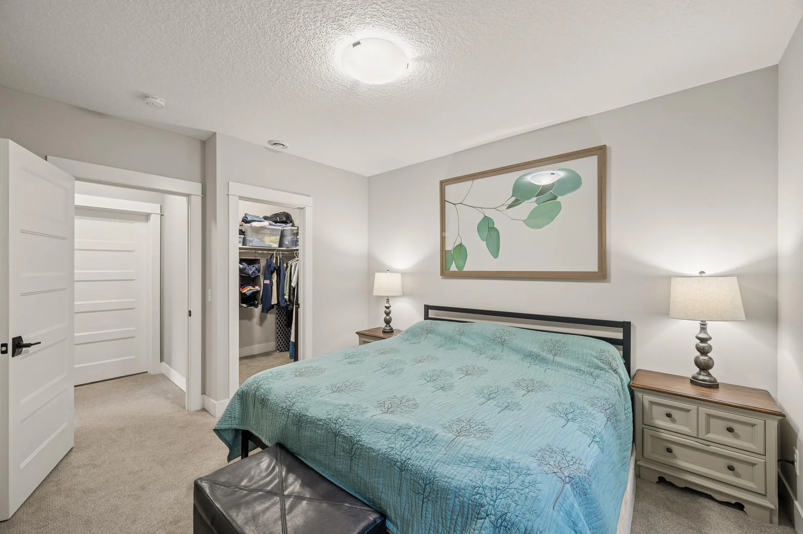 All bedrooms have large closet spaces