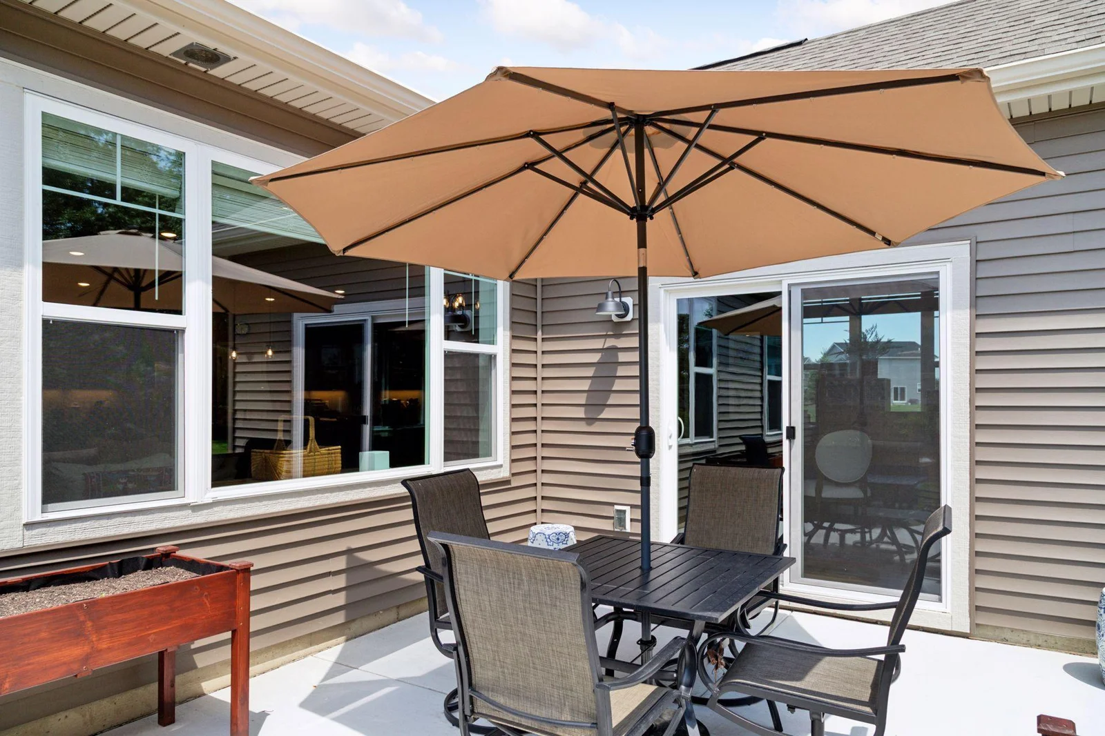 Patio - doors lead to four season room.