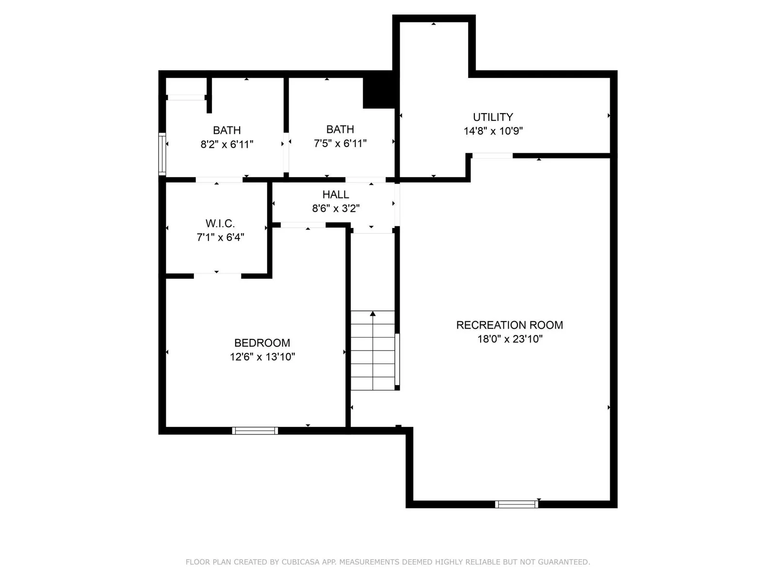 Lower level floorplan