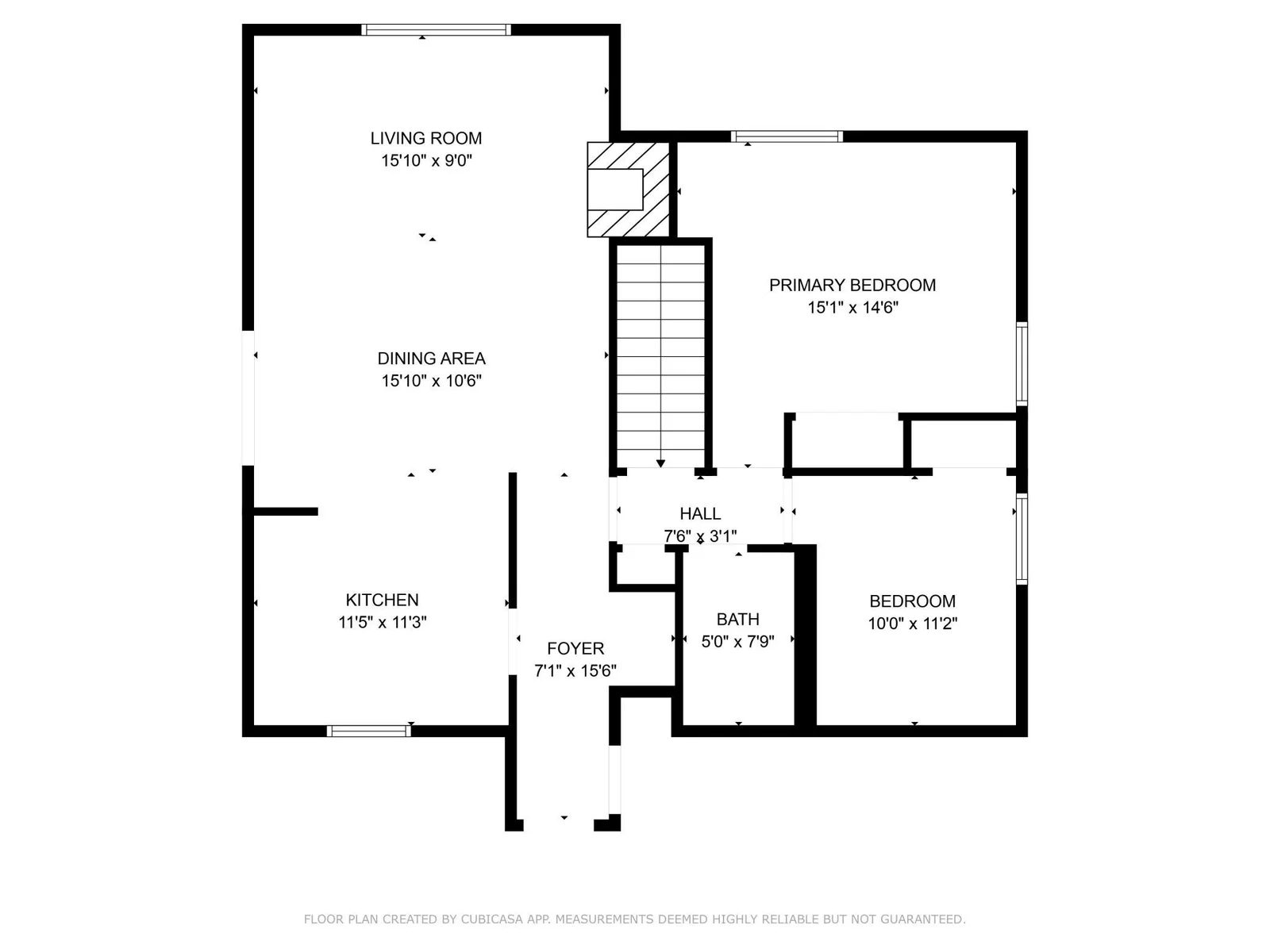 Main level floorplan