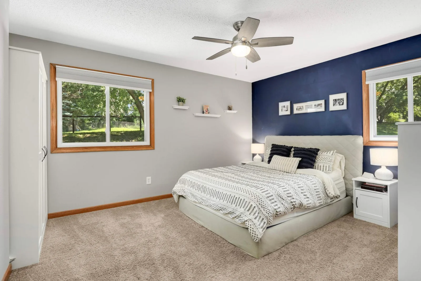Primary bedroom on main level.