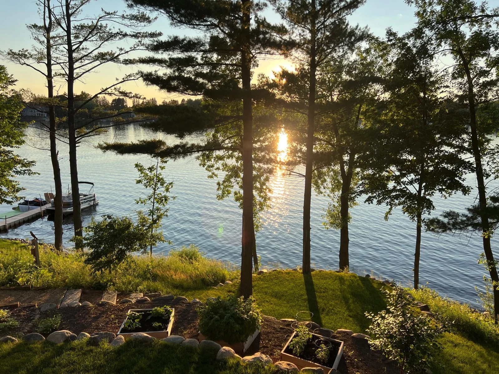 West facing with sunsets