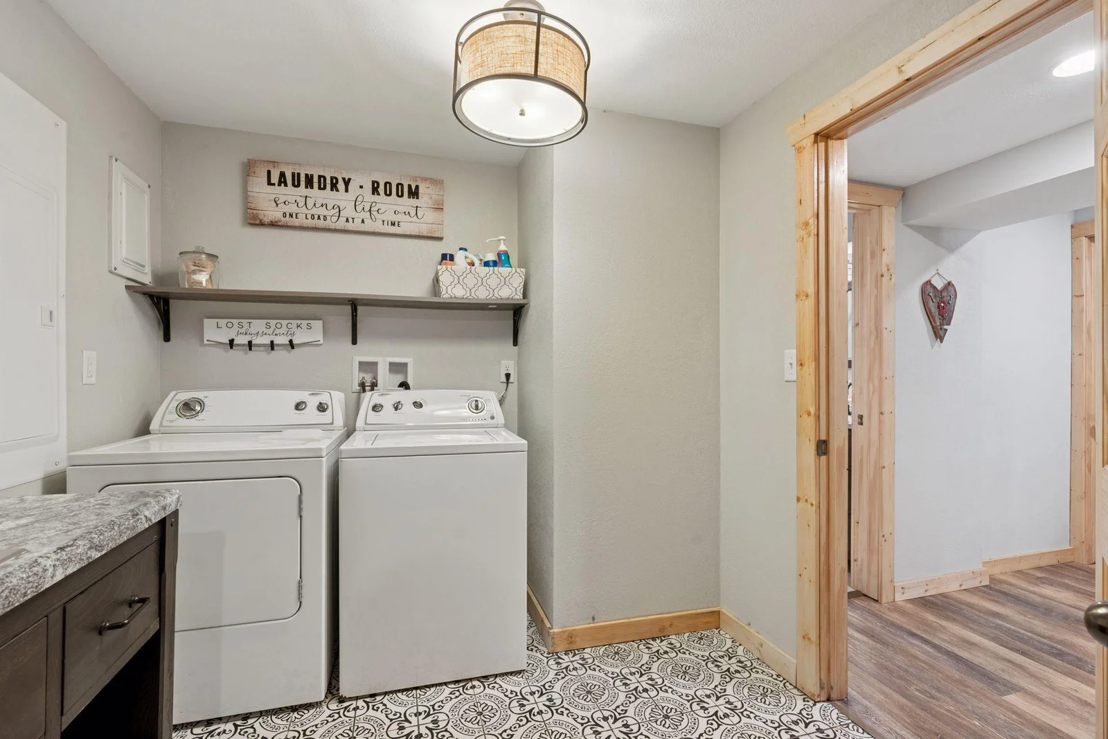 Large laundry room