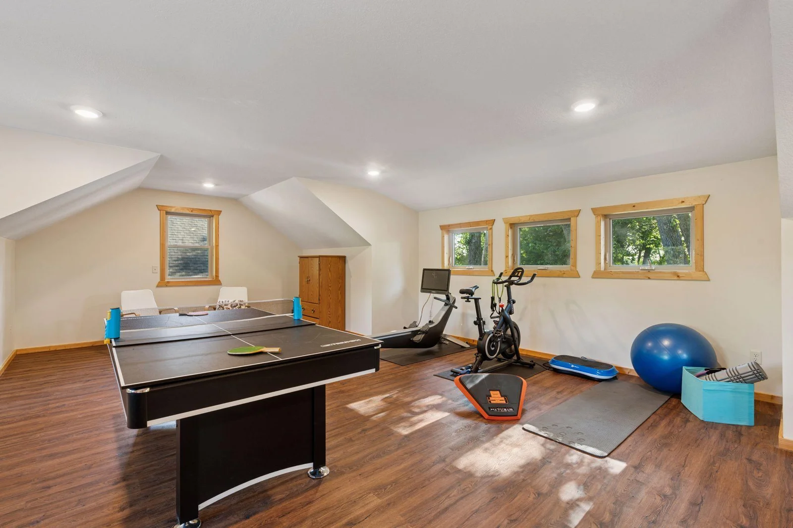 upper level of heated insulated garage