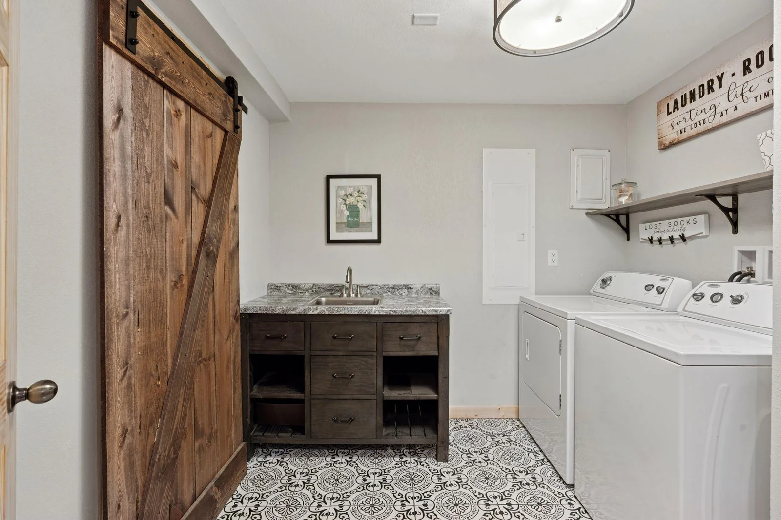 Laundry with sink/faucet